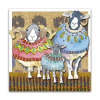 Emma Ball - Sheep in Sweaters - Magnet - Three Woolly Sheep